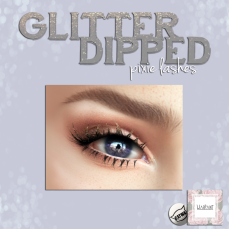 WarPaint_ Glitter Dipped pixie lashes